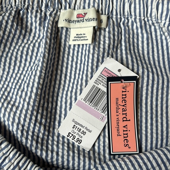 Vineyard Vines Off Shoulder Striped Top - Picture 2 of 6